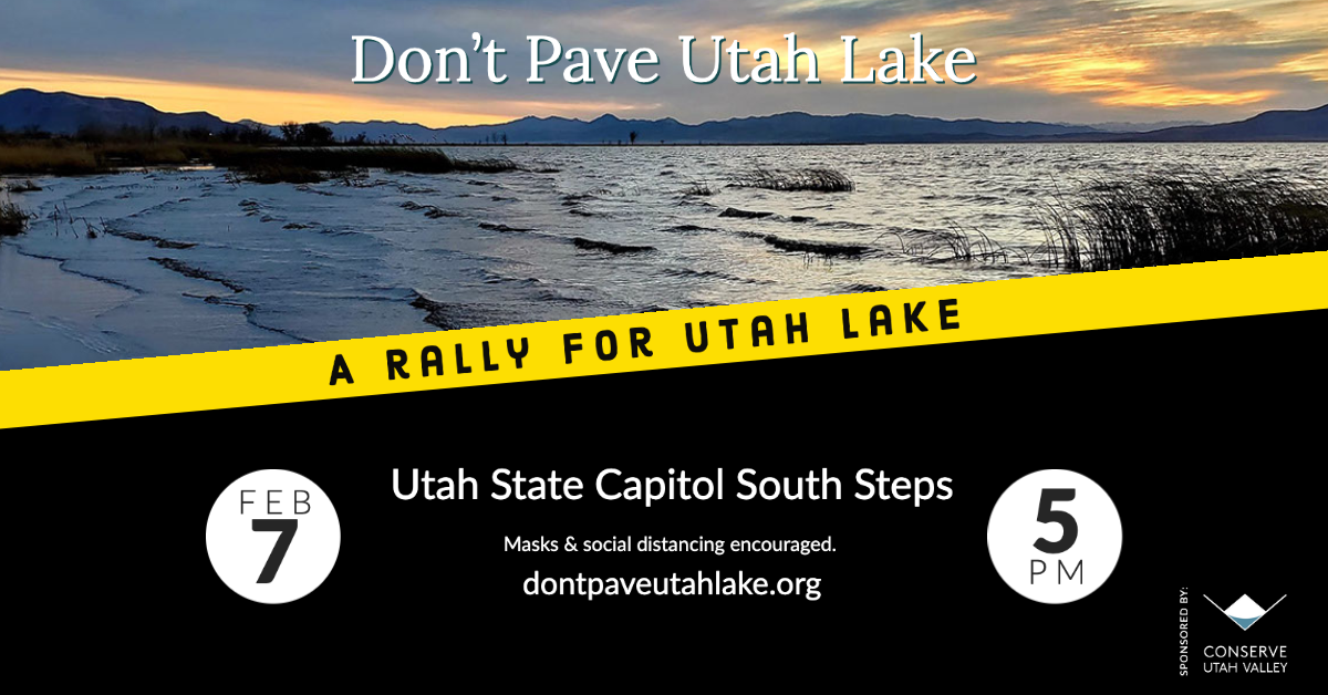 Rally for Utah Lake Announcement